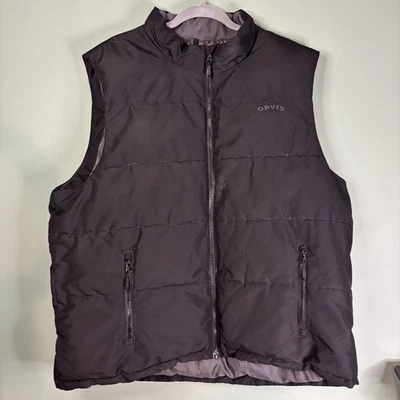 Orbit Men’s XL Vest Black Full Zip Up With Zipper Pockets Puffer Sleeveless - Image 1 of 4
