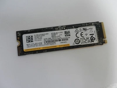 Samsung PM9A1 2TB NVMe PCIE Gen 4x4 M.2 2280 2048GB SSD MZ-VL22T0A DELL D2GDK - Image 1 of 3