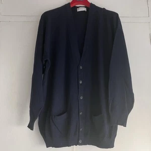 Cárdigan Burberrys de lana Vintage Hombre XXL - Imagen 1 de 17