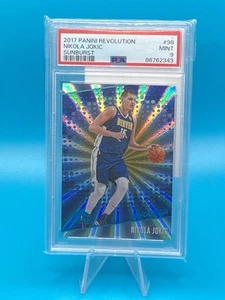 2017-18 Panini Revolution Nikola Jokic Sunburst /75 #98 PSA 9 Denver Nuggets - Bild 1 von 2