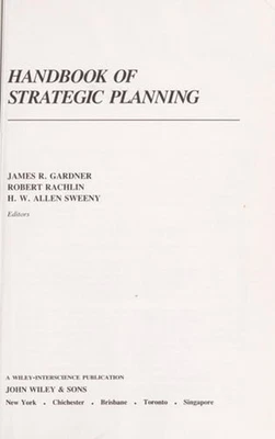 Handbook of Strategic Planning Hardcover - Image 1 of 2