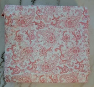 NEW - Lauren Ralph Lauren Pinkish Red/White Flat Sheet - Full Size [#1272] - Picture 1 of 4