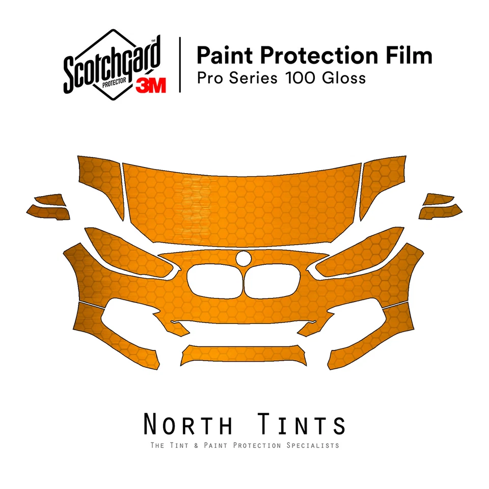 BMW M135i M140i 2015-2018 3M PRO película de protección de pintura precortada sujetador transparente kit PPF Foto 1 de 4