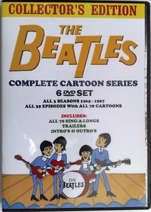 DVD 1960's BEATLES Cartoons TV Show Collectors Gift Set with Synopsis Booklet - Picture 1 of 7