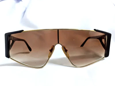 Vintage Magadesign sunglasses 5020  Oversized  Italy Shield Frames Nice RARE  - Image 1 of 4
