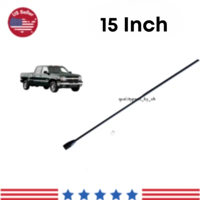 15''Antenna Replacement Mast Radio Am/Fm For Chevrolet Silverado1500HD 2001-2006 - Image 1 of 2