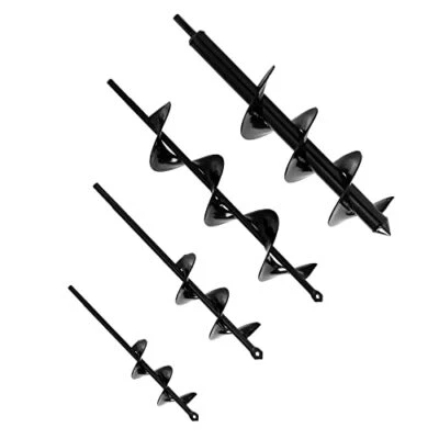 Juego de 4 brocas para barrena poste de jardín agujero excavadora bombilla maceta herramienta taladro hexagonal Foto 1 de 4