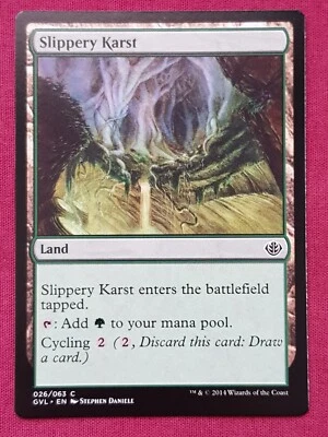 Magic The Gathering DUEL DECKS ANTHOLOGY GARRUK VS LILIANA SLIPPERY KARST MTG - Image 1 of 2