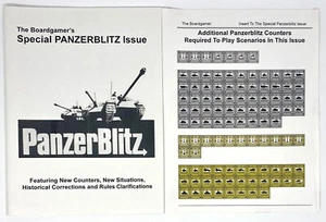 The Boardgamers - Special Panzerblitz Issue (2001) UNPUNCHED COMPLETE EX - Picture 1 of 3