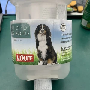 Botellas de agua Lixit Top Fill sin goteo para perros 44 FL oz paquete de 1 blanco - Imagen 1 de 3