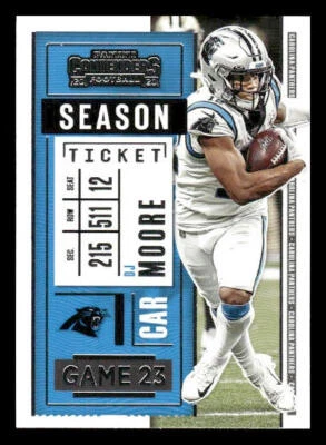 2020 Panini Contenders #89 DJ Moore Carolina Panthers - Image 1 of 2