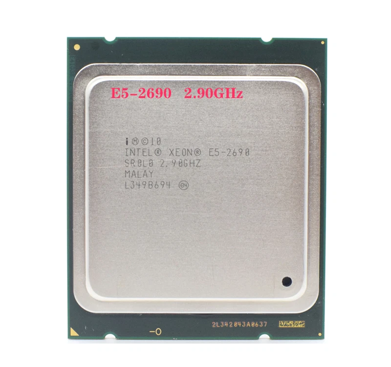 Intel Xeon E5-2690 2.9GHz 8 Cores 20M 16 Threads LGA 2011 SROLO CPU Processor - Image 1 of 4