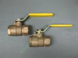 2 NEU Milwaukee 1/2 Zoll Buchse Gewinde Schweiß BA-100S Bronze Std Port Kugelhähne - Bild 1 von 6