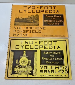 TWO-FOOT CYCLOPEDIA VOL 1 & 2 - SANDY RIVER RR VON WILLIAM H. JENSEN, JR. - Bild 1 von 8