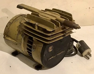 Compresor de pintura Campbell Hausfeld 1979 vintage - tipo pistón 1/2 HP - probado Foto 1 de 4