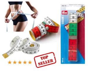Body Waist Weight Height Measuring Tape, Cloth Dress Fabric Sewing Tailor Ruler - Picture 1 of 16