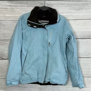 Columbia Titanium Women Ski Jacket Full Zip Up Omni-Tech Vented Pockets Blue Sm - Picture 1 of 21