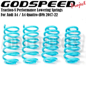 Godspeed Traction-S Lowering Springs Kit For Audi A4 / A4 Quattro B9 2017-22 - Picture 1 of 5