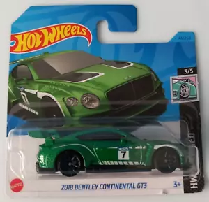2018 BENTLEY CONTINENTAL GT3 verde HOT WHEELS 2023 HW Modified 3/5 MATTEL NUEVO - Imagen 1 de 3