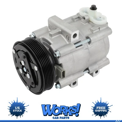 AC A/C Compressor For Ford Focus 2.0L 2005-2007 Ford Focus 2.3L 2003-2007 Foto 1 de 4