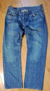 Teddy Smith Pierna Recta Azul Retro Denim Jeans Hombre Talla W36L32 - Imagen 1 de 11