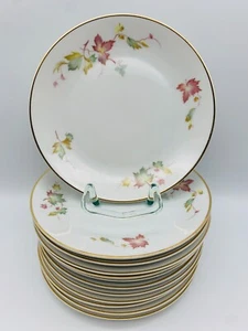 Hutschenreuther Selb Kuchenteller Noblesse 19,5cm Ahornblatt 2er Pack CS - Picture 1 of 3