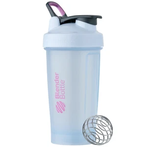 BlenderBottle Classic V2 24oz Shaker Cup with Flip-Top Lid, Spout Guard, Blue - Afbeelding 1 van 16