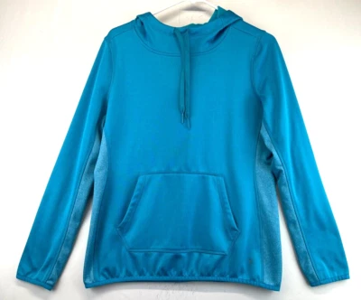 Sudadera con capucha Danskin Now Pullover - para mujer talla mediana - azul aguamarina (2793) Foto 1 de 4