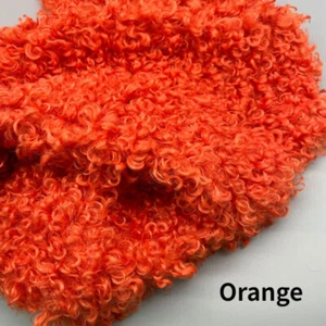 40 45CM Faux Shearling Sherpa Fabric Plush Fleece Curly DIY Toy Clothing Soft - Picture 1 of 41