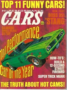 1971 Dodge Charger, Ford Mustang Boss 351, more in vintage Cars Magazine lot/2 - Picture 1 of 4