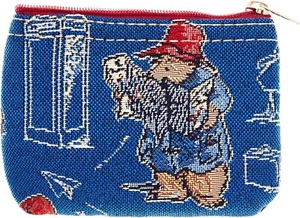Signare - Tapestry Exquisite Coin Purse for Women - Blue Paddington - Picture 1 of 1