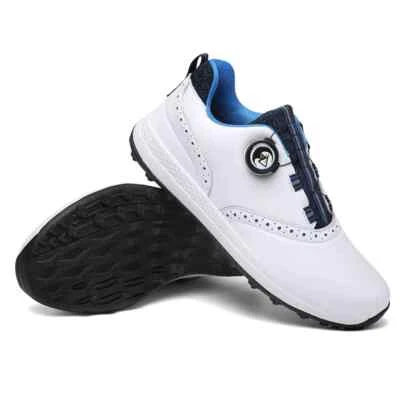 Zapatos planos deportivos de golf impermeables para hombre para entrenamiento al aire libre sin clavos Foto 1 de 4