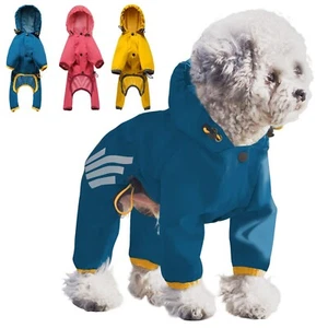 Impermeable Reflectante Exterior para Peluche y Bichón Perro Chaqueta Impermeable con Capucha - Imagen 1 de 14