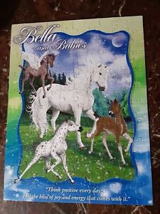 COLLECTIBLE Bella Sara complete 100 pc puzzle -  Bella & Babies