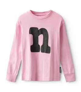 Nununu Letter Shirt in Super Pink - Picture 1 of 5
