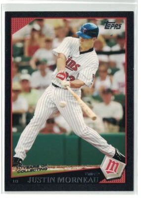 2009 Topps Black Parallel Justin Morneau #39/58 Minnesota Twins #90 - Image 1 of 2