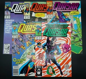 Lot of 5 Quasar Vol. 1 Comics #4, 24, 29, 51, 52 (Marvel, 1989-1993) 9.0-9.4 - Picture 1 of 7