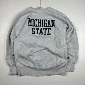 Vintage Michigan State University Spartans Champion Reverse Weave Crewneck XL - Picture 1 of 6