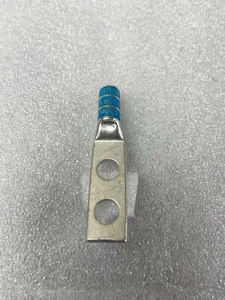 6 AWG FLEX compression Lug 2 Hole 1/4" Bolt 5/8"c/c, std barrel UL 10 pc lot - Picture 1 of 1