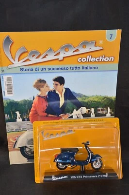 VESPA 125 ET3 PRIMAVERA (1976) SCALA 1/18 VESPA COLLECTION N° 7 FABBRI EDITORI - Immagine 1 di 2