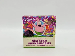 Barra de Jabón Natural Dr. Squatch Edición Limitada Sea Star Shenanigans Bob Esponja - Imagen 1 de 6