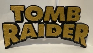 Tomb Raider Standing Sign Plaque – 8" Wide Pop Art Display - Picture 1 of 3