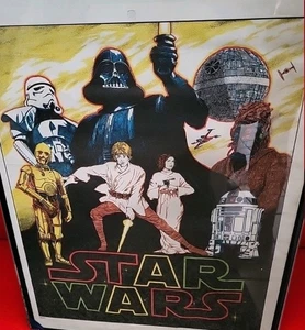 Vtg Original 1977 Star Wars Harley Copic Promo A New Hope 17"x22" Poster #183011 - Picture 1 of 9