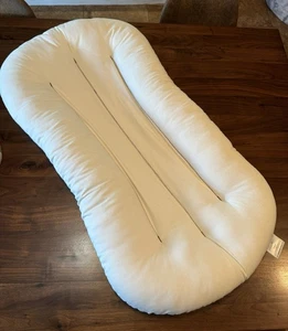 Tumbona orgánica para niños pequeños Snuggle Me blanca 9 meses - 3 años - Imagen 1 de 4