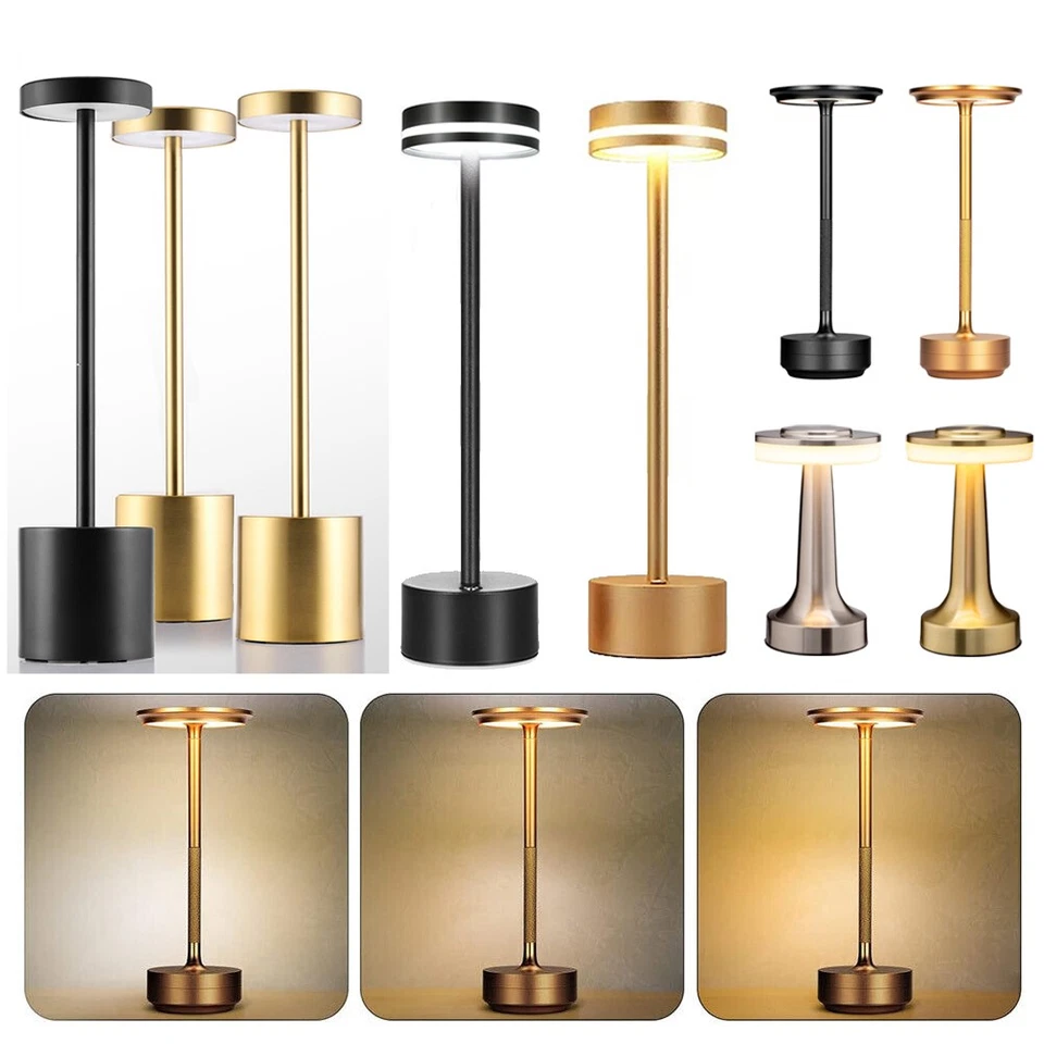 Cordless Table Lamp Touch Sensor Rechargeable Dimmable LED Bar Desk Night Light - Image 1 of 1