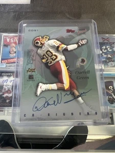 1997 Stadium Club Co-Signers Darrell Green Tim McDonald #CO91 Auto HOF - Picture 1 of 2