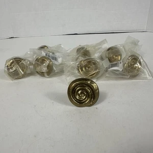 8 Total Michael Aram Bronze Swirl Knob Drawer Pulls 7 Sealed 1 Open 221528 - Picture 1 of 10