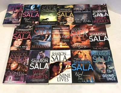 Sharon Sala PB Lot of 16 Forces of Nature Storm Front The Searchers Suspense - Image 1 of 4