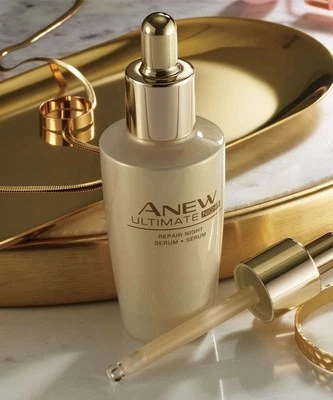 Suero reparador nocturno Avon Anew Ultimate 1 oz - rejuvenecedor antienvejecimiento Foto 1 de 4