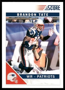 2011 Score #170 Brandon Tate New England Patriots Football Karte - Bild 1 von 2